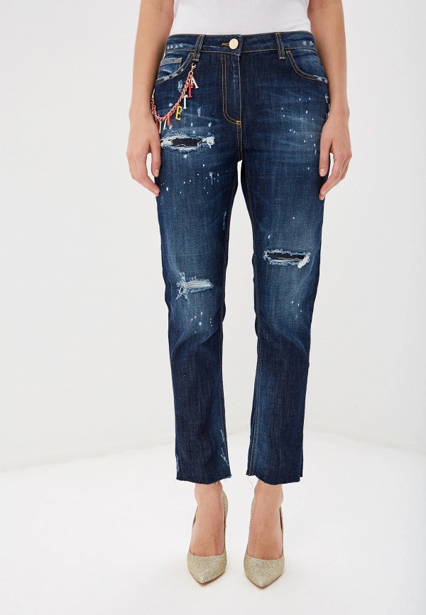 

Джинсы Elisabetta Franchi, BOY FIT, Синий