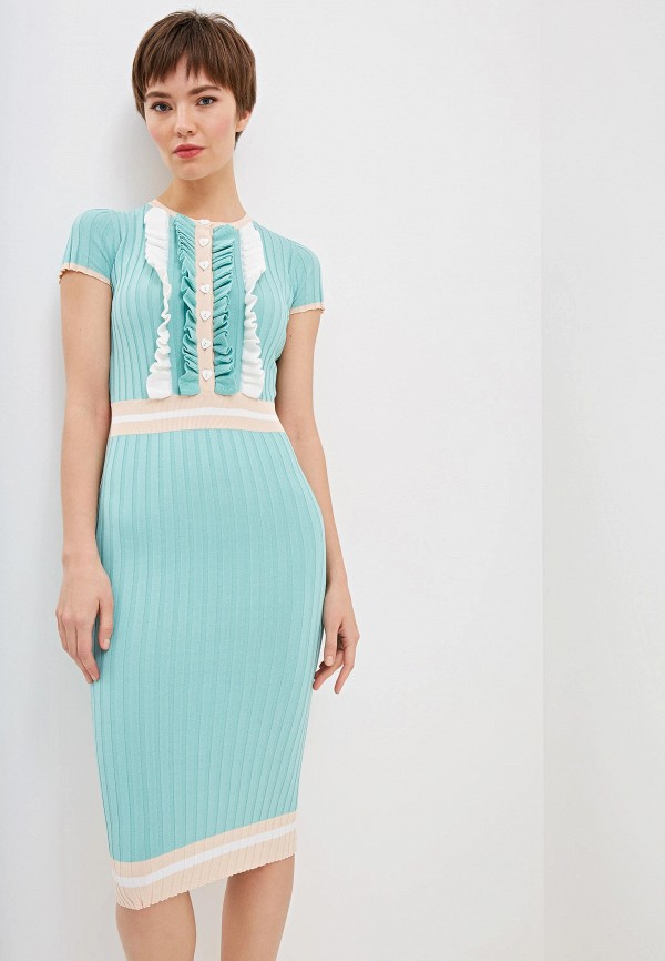 

Платье Elisabetta Franchi, Бирюзовый
