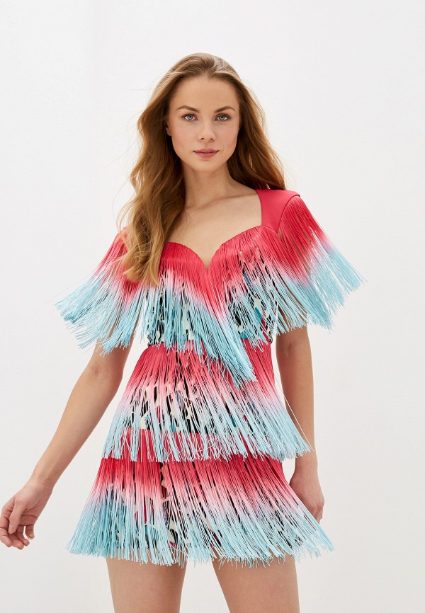 

Платье Elisabetta Franchi, Мультиколор, Elisabetta Franchi EL037EWFLHB6