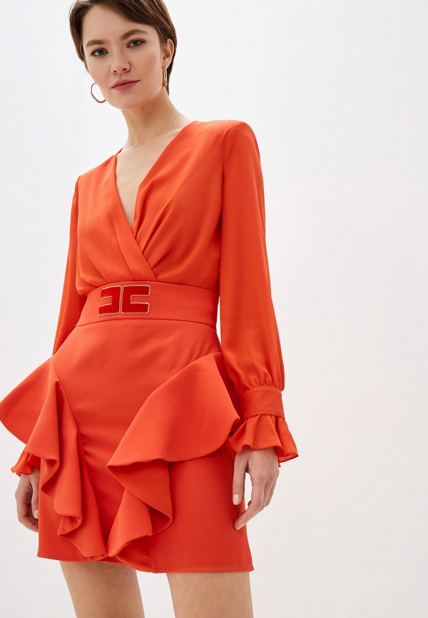 

Платье Elisabetta Franchi, Оранжевый