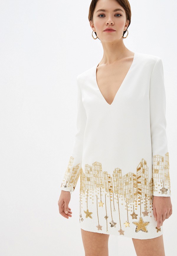 

Платье Elisabetta Franchi, Белый, Elisabetta Franchi EL037EWFMKI9