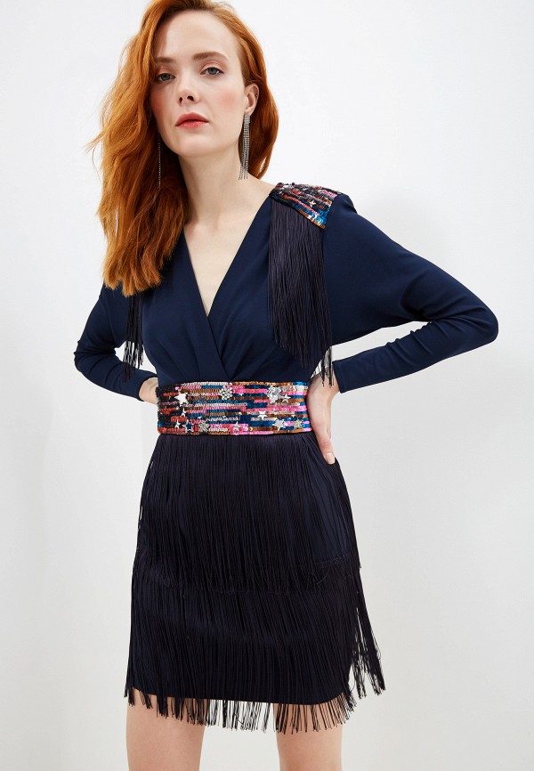

Платье Elisabetta Franchi, Синий, Elisabetta Franchi EL037EWFMKN6
