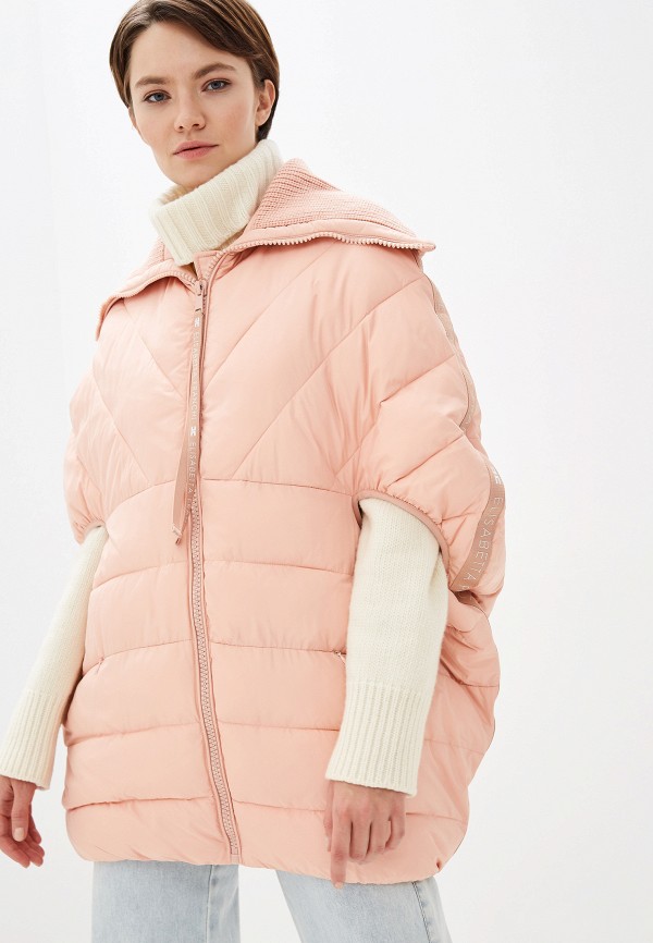 

Куртка утепленная Elisabetta Franchi, Розовый, Elisabetta Franchi EL037EWFMKP9