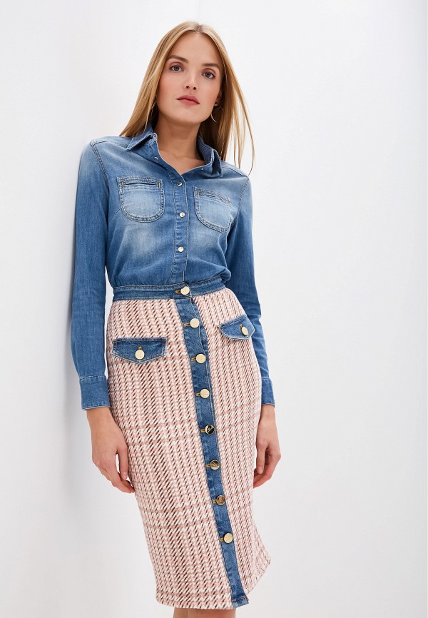 

Платье джинсовое Elisabetta Franchi, Elisabetta Franchi EL037EWFMKR5