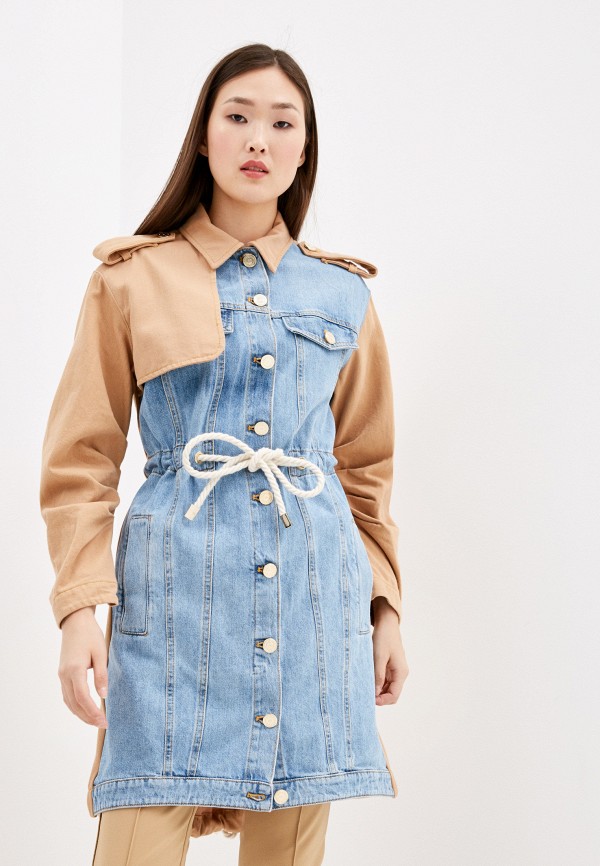 

Плащ Elisabetta Franchi, Синий, Elisabetta Franchi EL037EWHGVY8