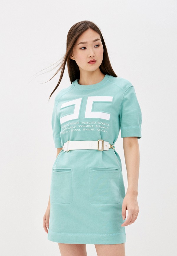 

Платье Elisabetta Franchi, Зеленый, Elisabetta Franchi EL037EWHGWE0