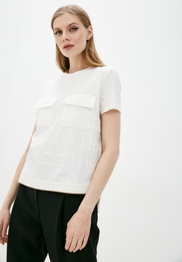 

Футболка Elisabetta Franchi, Белый, Elisabetta Franchi EL037EWIZFX6