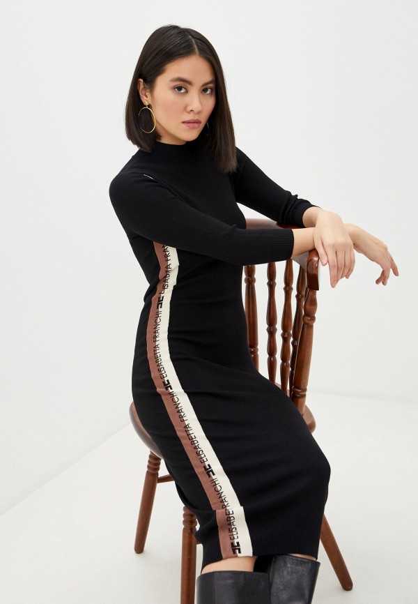 

Платье Elisabetta Franchi, Черный, Elisabetta Franchi EL037EWKMWW2