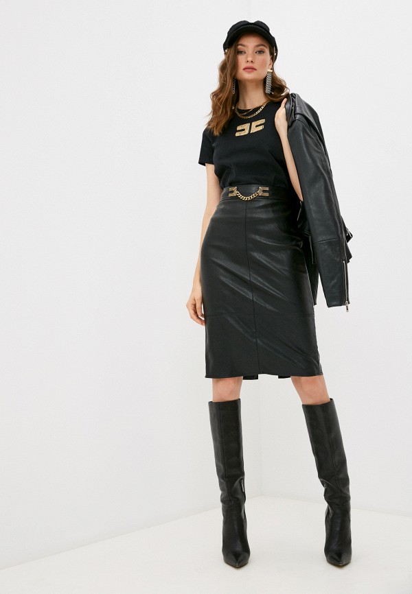 

Футболка Elisabetta Franchi, Черный