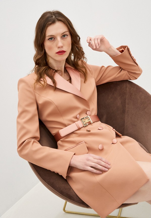 

Платье Elisabetta Franchi, Бежевый, Elisabetta Franchi EL037EWKMYX0