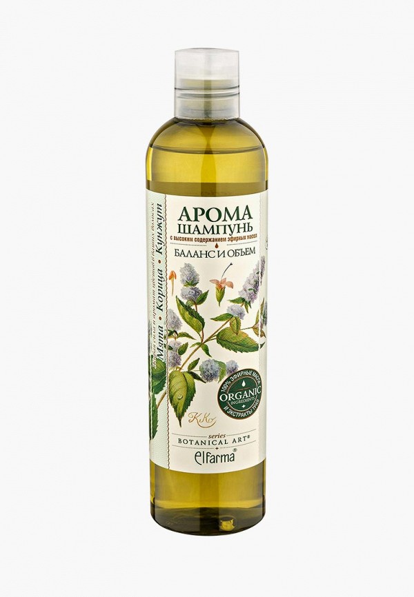 

Шампунь Elfarma, Прозрачный, "Свежесть и легкость". Мята-Корица-Кунжут 350 мл