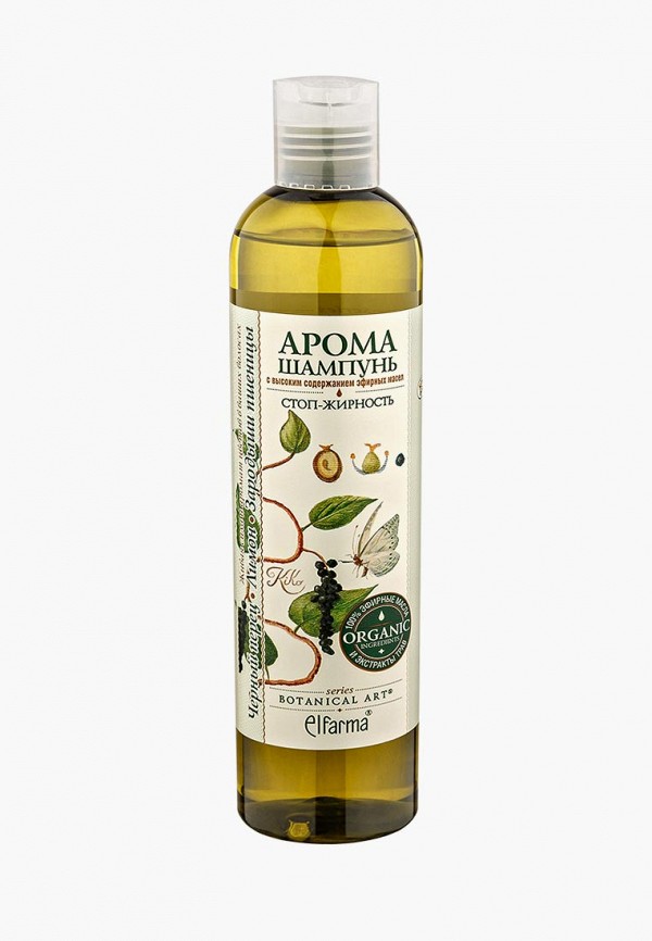 

Шампунь Elfarma, Прозрачный, "Стоп-жирность". Лимон-Черный перец-Зародыши пшеницы