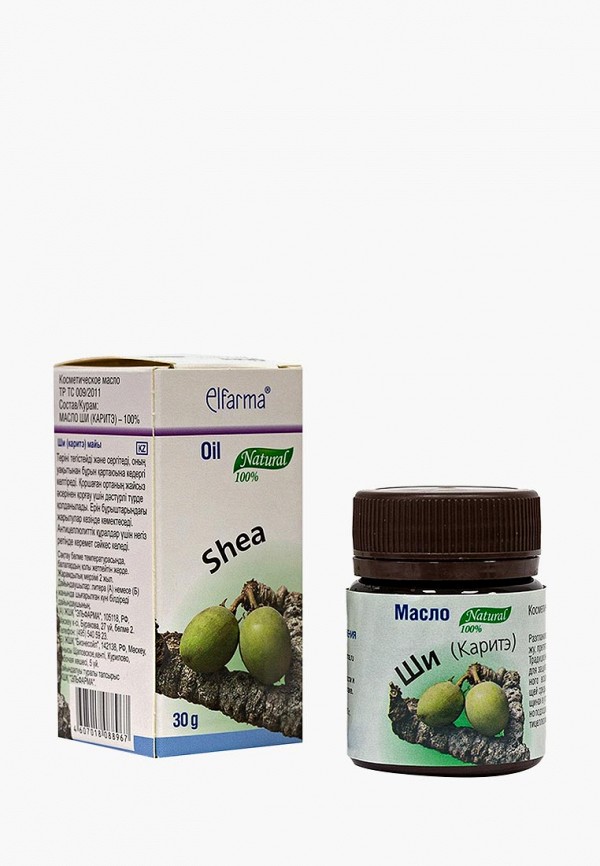 

Масло для тела Elfarma, Прозрачный, Косметическое. Ши (каритэ). 30 г
