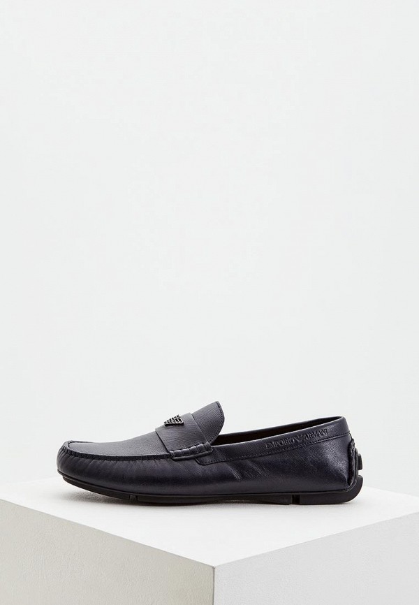 

Мокасины Emporio Armani, Синий