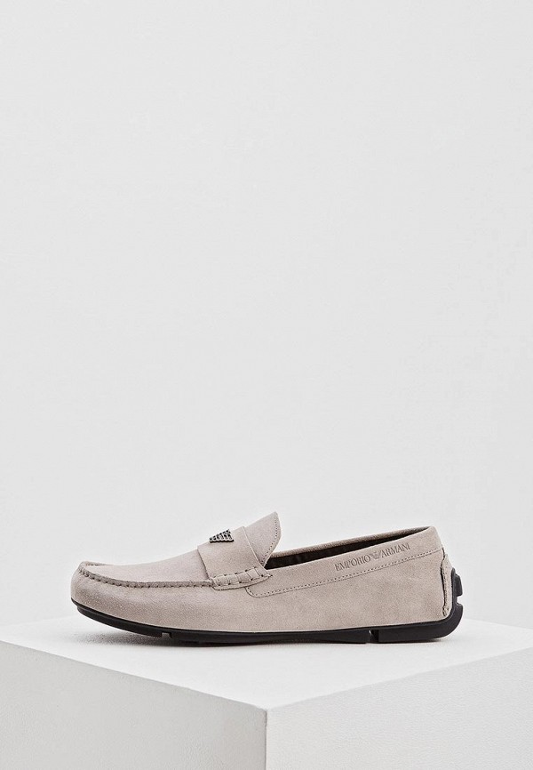 

Мокасины Emporio Armani, Серый