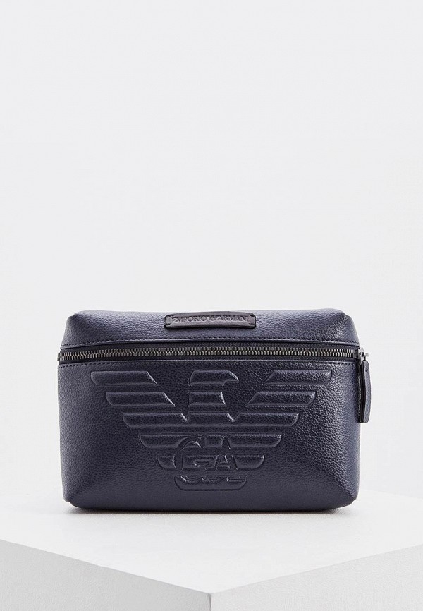 

Сумка поясная Emporio Armani, Синий, CAPSULE TRAVEL MORE