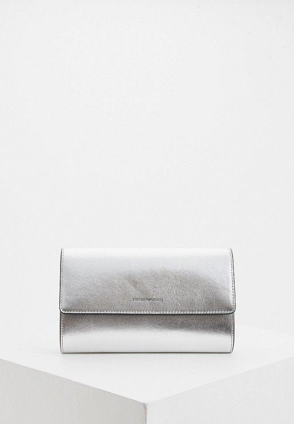 

Клатч Emporio Armani, Серебряный