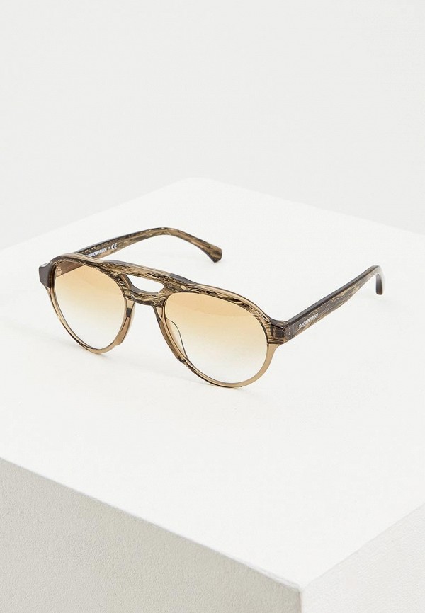 

Очки солнцезащитные Emporio Armani, Хаки, EA4128 574713