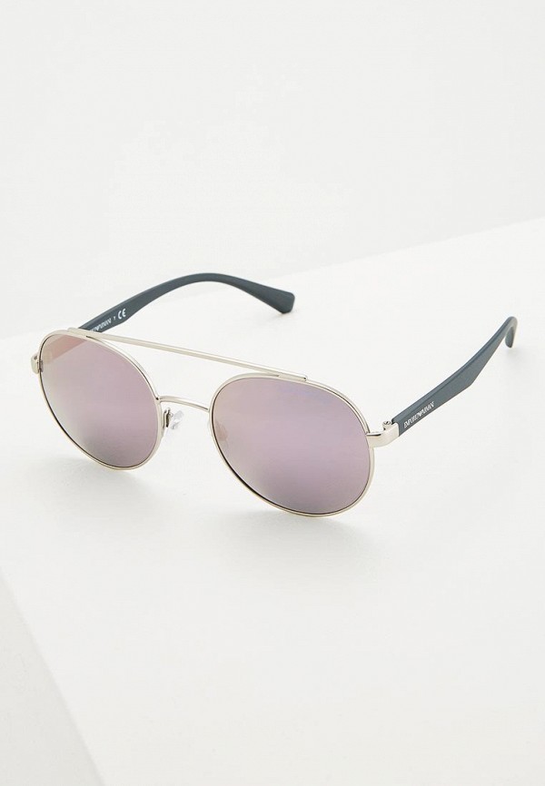 

Очки солнцезащитные Emporio Armani, Серебряный, EA2051 30155R