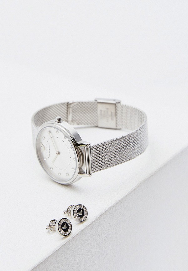 

Комплект Emporio Armani, Серебряный, AR80029