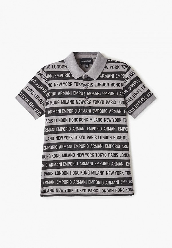 

Поло Emporio Armani, Серый