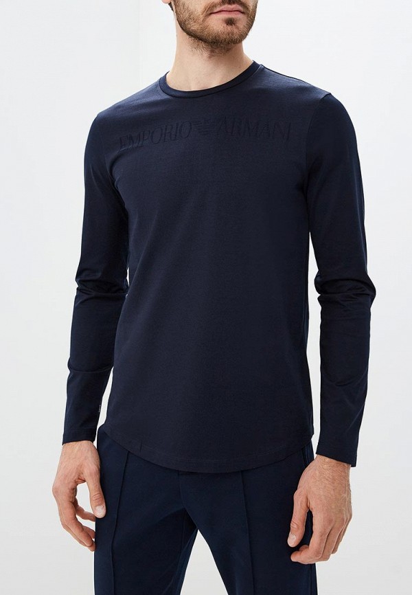 

Лонгслив Emporio Armani; Emporio Armani EM598EMBLMS9, Синий