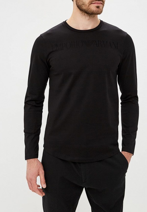 

Лонгслив Emporio Armani, Emporio Armani EM598EMBLMT0, Черный