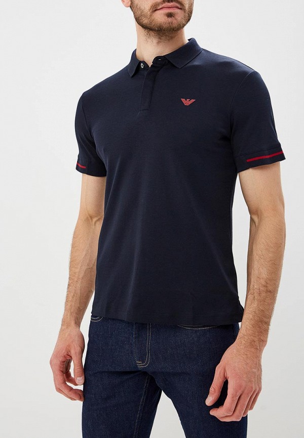 

Поло Emporio Armani; Emporio Armani EM598EMBLMV8, Синий