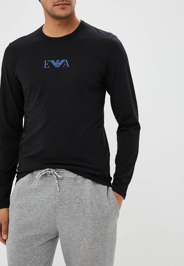 

Лонгслив домашний Emporio Armani, Черный