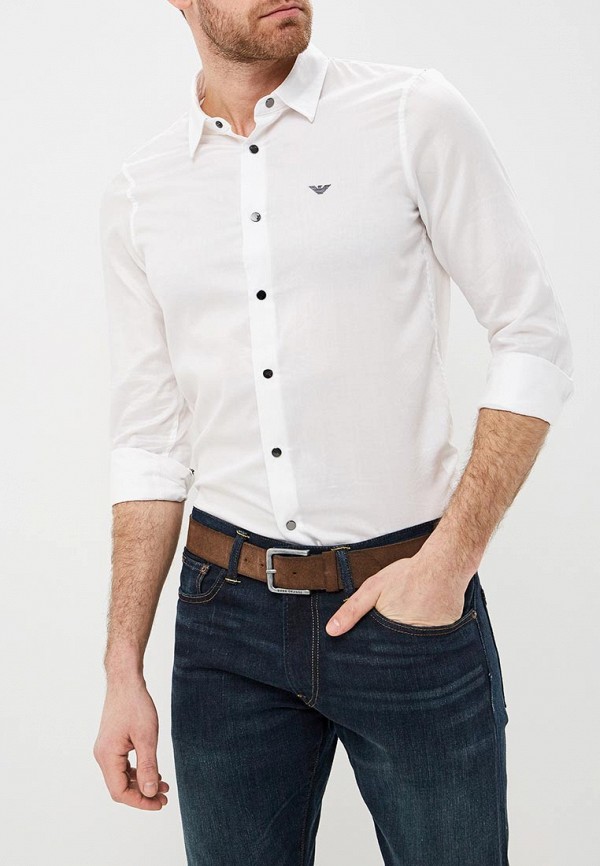 

Рубашка Emporio Armani, Emporio Armani EM598EMDPYB0, Белый