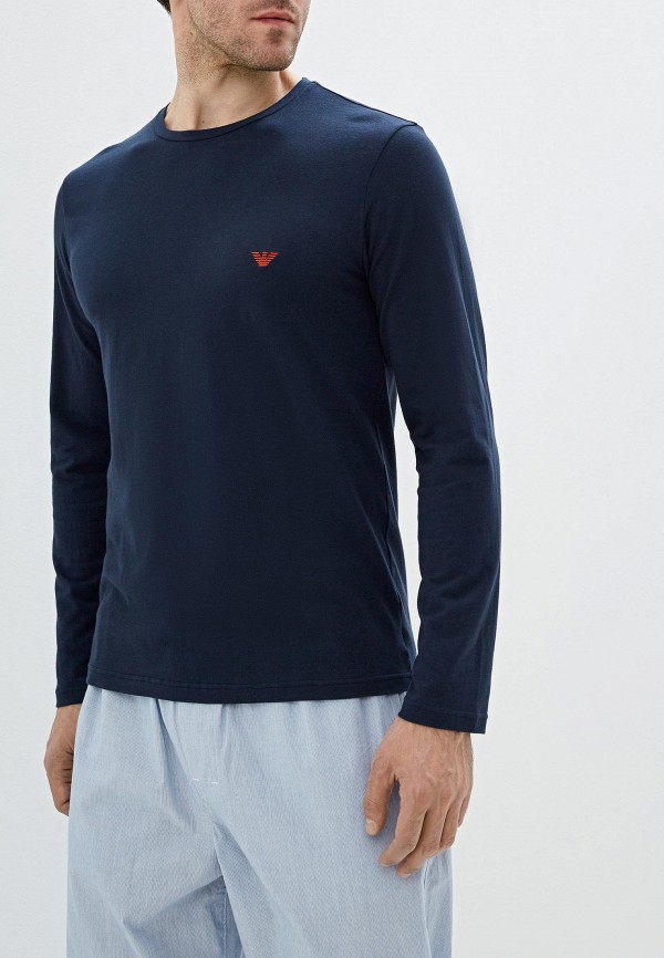 

Лонгслив домашний Emporio Armani, Синий