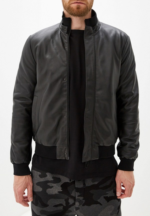 

Куртка кожаная Emporio Armani, Черный, Emporio Armani EM598EMFOWU4