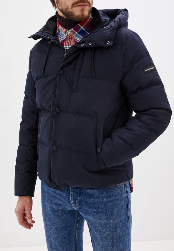

Пуховик Emporio Armani, Синий
