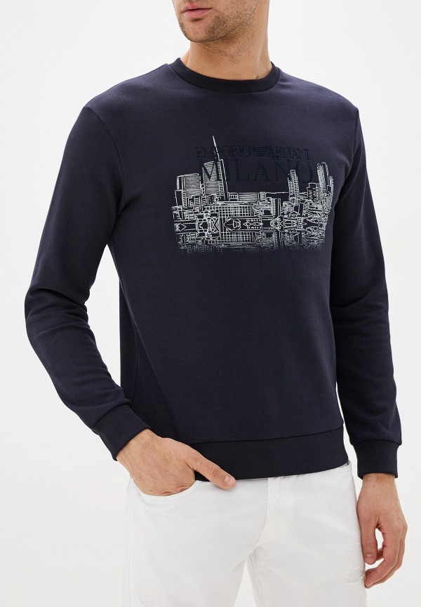 

Свитшот Emporio Armani, Синий