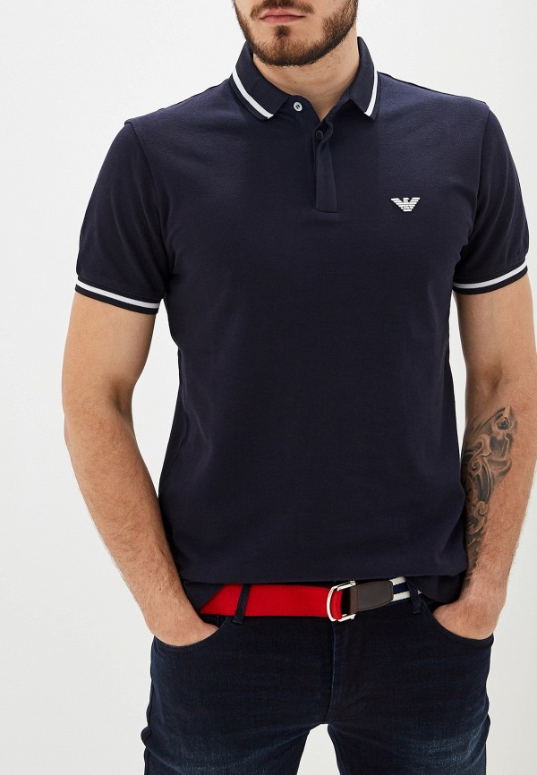 

Поло Emporio Armani, Синий