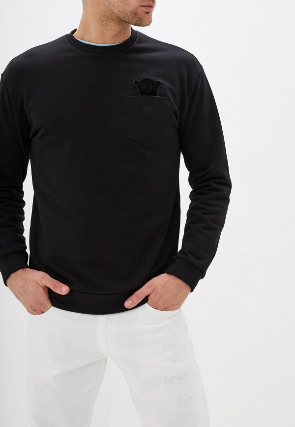 

Свитшот Emporio Armani, Черный, Emporio Armani EM598EMFOXB7