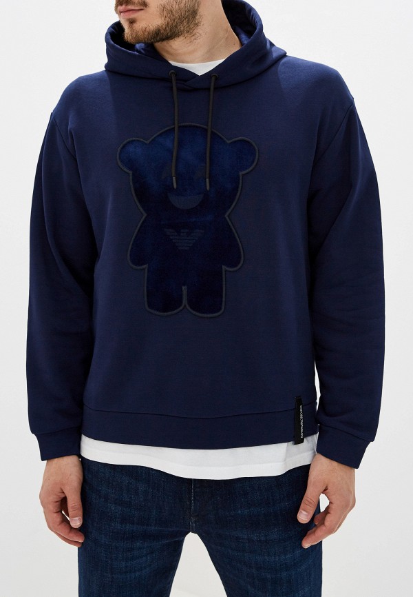 

Худи Emporio Armani, MANGA BEAR CAPSULE, Синий