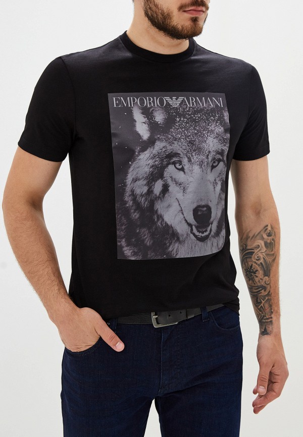 

Футболка Emporio Armani, Черный, Emporio Armani EM598EMFOXE2
