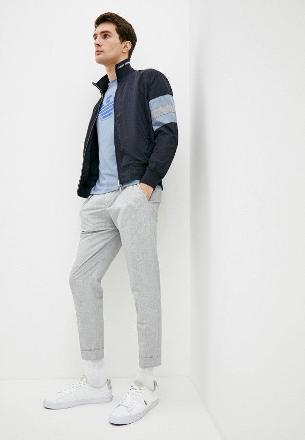 

Футболка Emporio Armani, Голубой, Emporio Armani EM598EMHNEP3