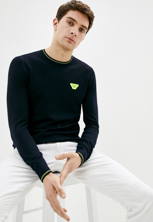

Джемпер Emporio Armani, Синий, Emporio Armani EM598EMHNEQ4
