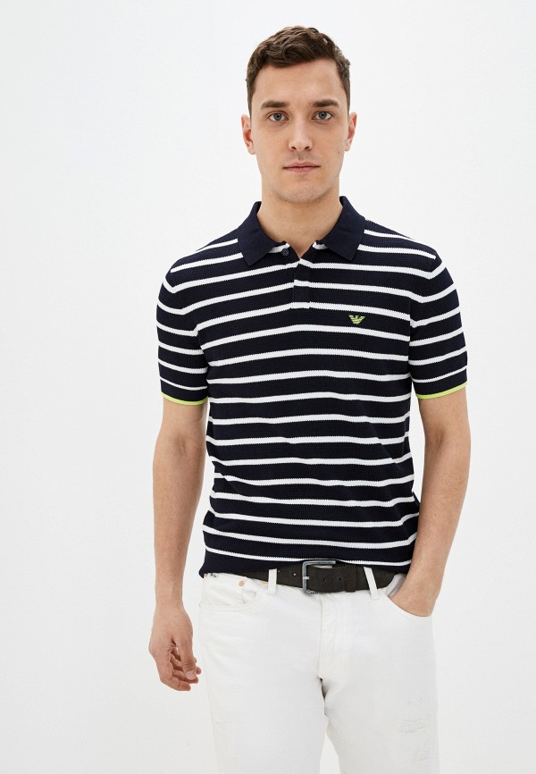 

Поло Emporio Armani, Синий