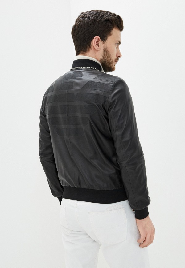 

Куртка кожаная Emporio Armani, Черный, Emporio Armani EM598EMHNET8
