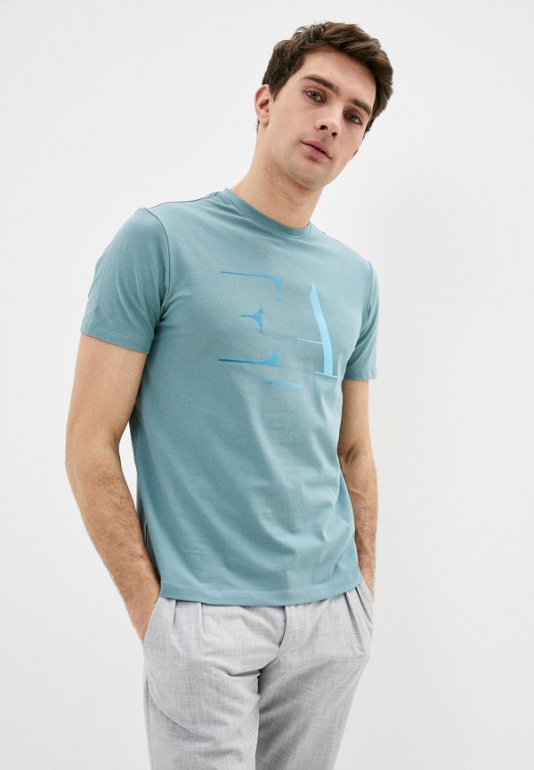 

Футболка Emporio Armani, Бирюзовый