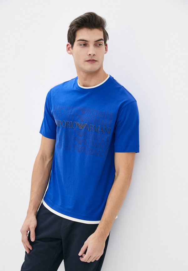 

Футболка Emporio Armani, Синий, Emporio Armani EM598EMHNEX7