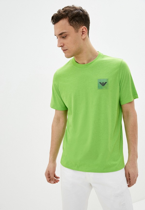 

Футболка Emporio Armani, Зеленый, Emporio Armani EM598EMHNFA3