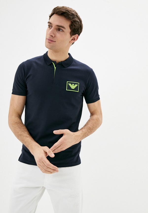

Поло Emporio Armani, Синий, Emporio Armani EM598EMHNFK3