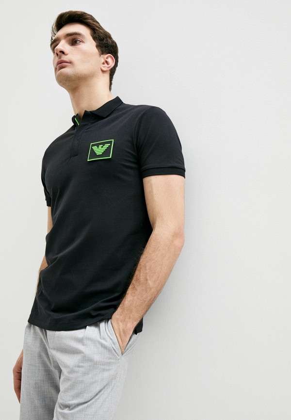 

Поло Emporio Armani, Черный, Emporio Armani EM598EMHNFK4