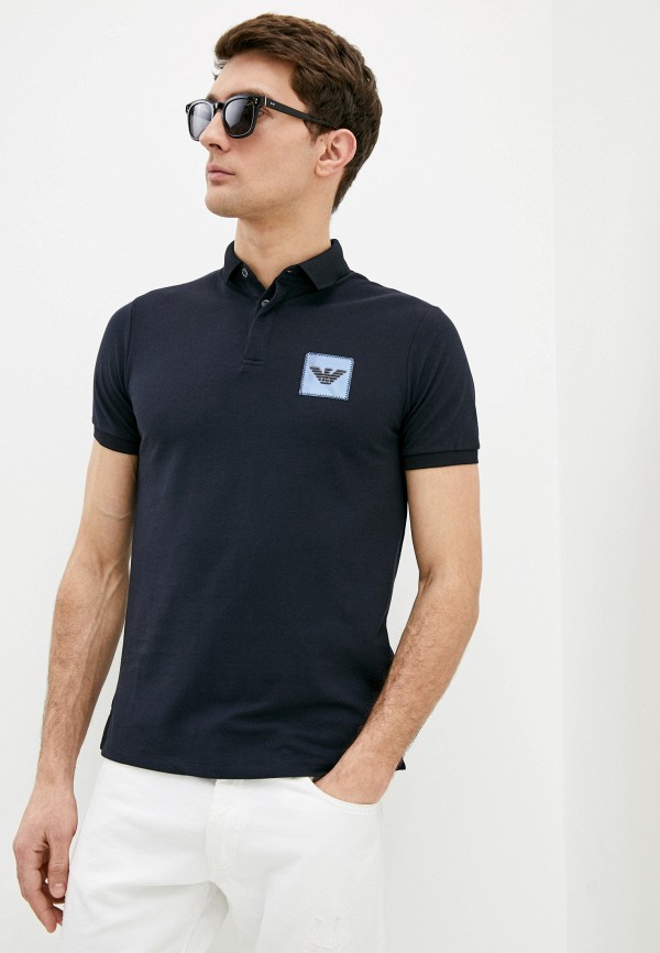 

Поло Emporio Armani, Синий