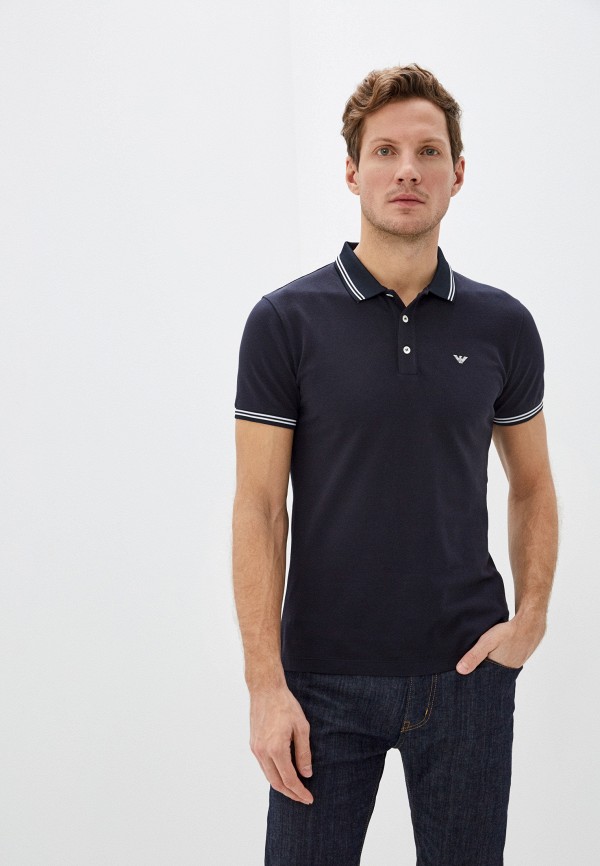 

Поло Emporio Armani, Синий, Emporio Armani EM598EMHYFO2