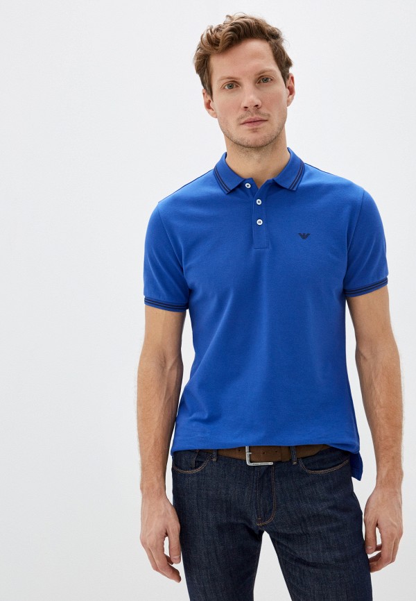 

Поло Emporio Armani, Синий, Emporio Armani EM598EMHYFO3